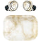 Gold and White Marble Amazon Echo Buds Skin