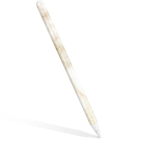 Gold and White Marble Apple Pencil (2nd Gen 2019) Skin