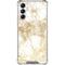 Gold and White Marble Gabb Phone 4 Clear Case