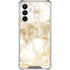Gold and White Marble Galaxy A16 5G Clear Case