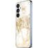 Gold and White Marble Galaxy A35 5G Skin