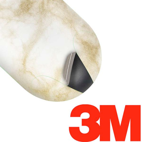 Gold and White Marble Galaxy Buds Skin