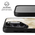 Gold and White Marble Galaxy S24 Kickstand Case
