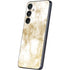 Gold and White Marble Galaxy S25 Plus Skin