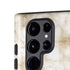 Gold and White Marble Galaxy S25 Ultra Impact Case