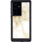 Gold and White Marble Galaxy S24 Ultra Waterproof Case