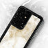 Gold and White Marble Galaxy S24 Ultra Waterproof Case