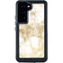 Gold and White Marble Galaxy S24 Waterproof Case