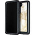 Gold and White Marble Galaxy S24 Waterproof Case