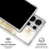 Gold and White Marble Galaxy S25 Ultra Clear Case
