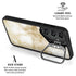 Gold and White Marble Galaxy S26 Kickstand Case