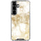 Gold and White Marble Galaxy S26 Plus Clear Case
