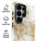 Gold and White Marble Galaxy S26 Ultra Impact Case