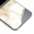 Gold and White Marble Galaxy Z Flip6 Skin