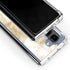 Gold and White Marble Galaxy Z Fold5 5G Clear Case