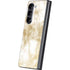 Gold and White Marble Galaxy Z Fold5 5G Skin