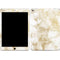 Gold and White Marble iPad Skins
