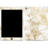 Gold and White Marble iPad Skins