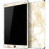 Gold and White Marble iPad Skins