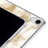 Gold and White Marble iPad 11th Gen (2025) Clear Case