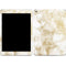 Gold and White Marble Apple iPad Skin
