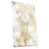 Gold and White Marble Apple iPad Skin