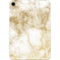 Gold and White Marble Apple iPad Mini Skin