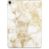 Gold and White Marble Apple iPad Pro Skin