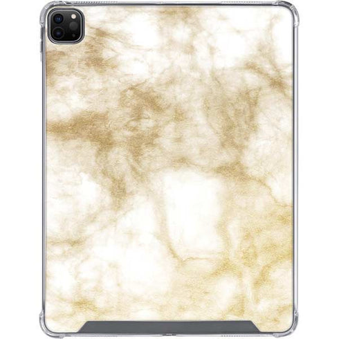 Gold and White Marble iPad Cases