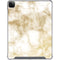Gold and White Marble iPad Cases