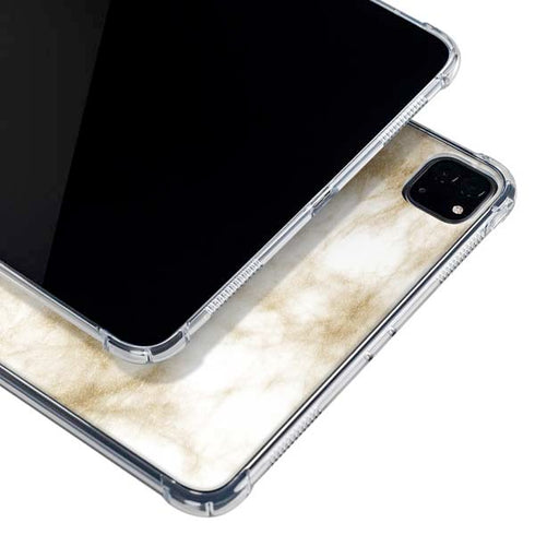 Gold and White Marble iPad Cases