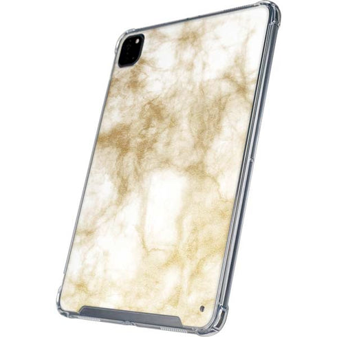 Gold and White Marble iPad Cases