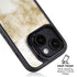 Gold and White Marble iPhone 14 Plus Kickstand Case