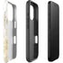 Gold and White Marble iPhone 16 Pro Impact Case