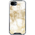 Gold and White Marble iPhone 16e Clear Case