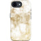 Gold and White Marble iPhone 16e Impact Case