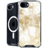 Gold and White Marble iPhone 16e MagSafe Case