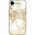 Gold and White Marble iPhone 16e Skin