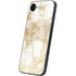 Gold and White Marble iPhone 16e Skin