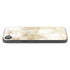 Gold and White Marble iPhone 16e Skin