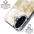 Gold and White Marble iPhone 17 Clear Case