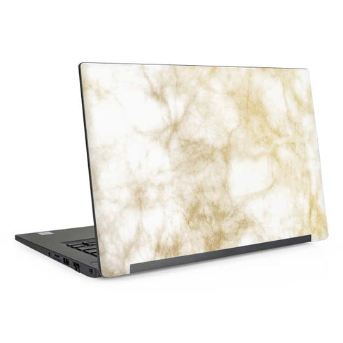 Gold and White Marble Dell Latitude Skin