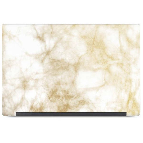 Gold and White Marble Dell Latitude Skin