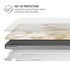 Gold and White Marble MacBook Pro 14in (2021-24) Case plus Skin