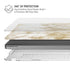 Gold and White Marble MacBook Cases