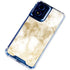 Gold and White Marble Moto G 5G (2024) Clear Case