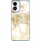 Gold and White Marble Moto G Play 4G (2024) Skin