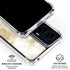 Gold and White Marble Moto G Power 5G (2024) Clear Case