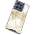 Gold and White Marble Moto G Stylus 5G (2025) Clear Case