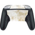 Gold and White Marble Nintendo Switch 2 (2025) Pro Controller Skin